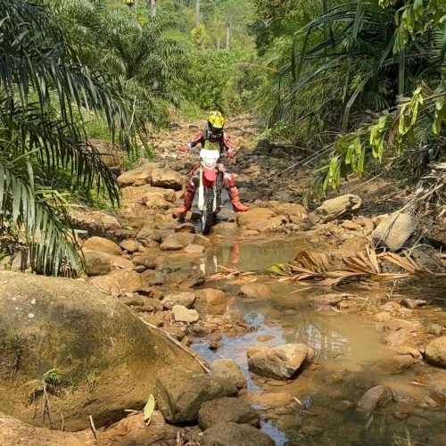 off road dirt bike river crossing krabi 1